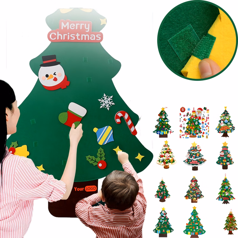 Splicable DIY Felt Christmas Tree