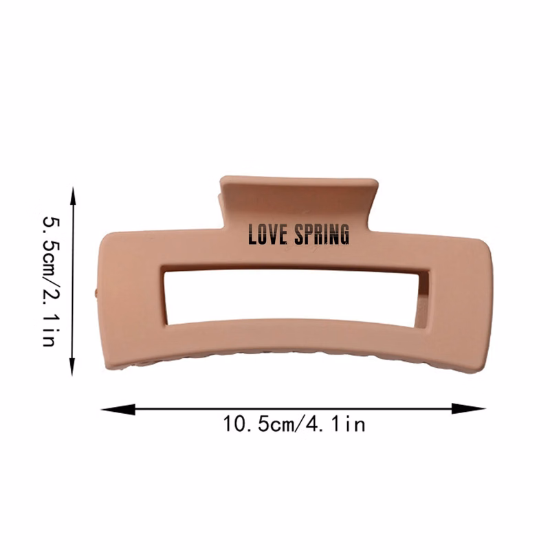 Rectangle Claw Hair Clips For Women And Girls