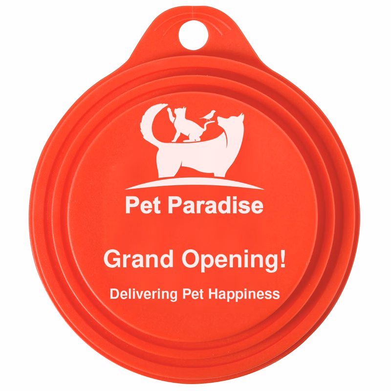 Red Pet Canned Food Lid (3.375" x 0.5")
