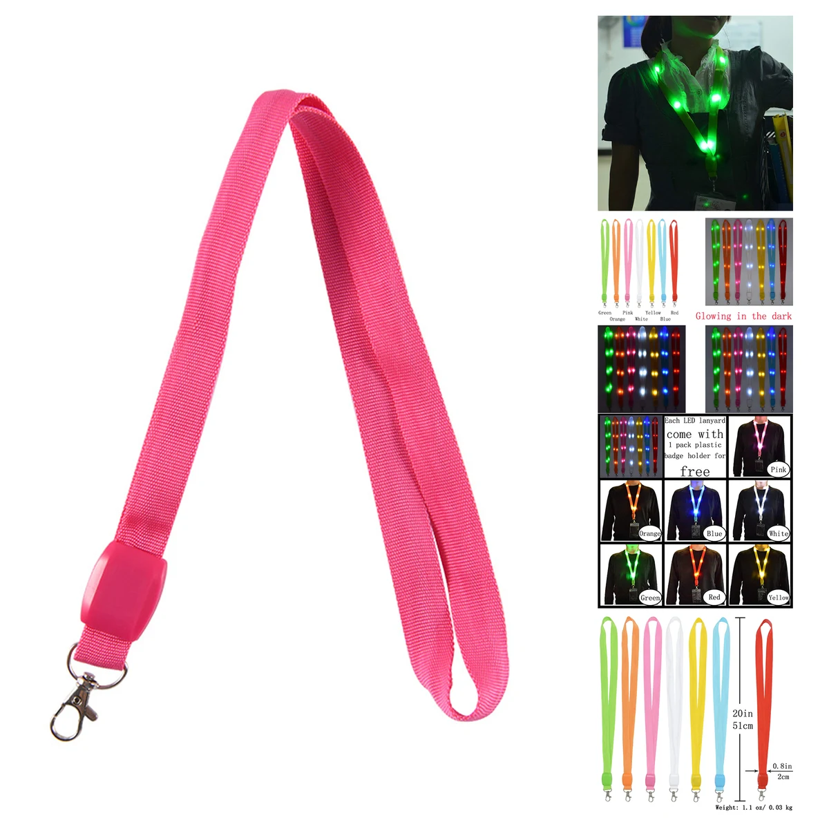 LED Light Up Neck Strap 1