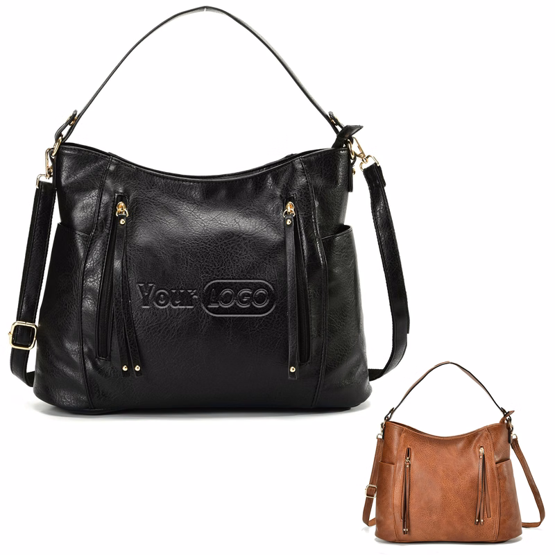 PU Lapsting Hobo Bag for Women