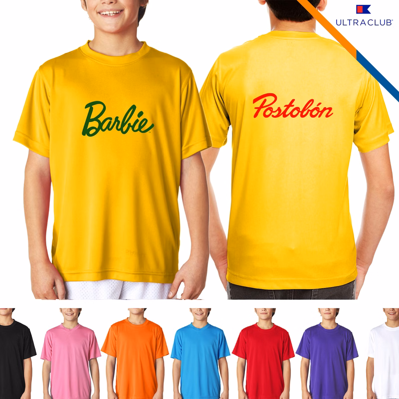 UltraClub® 4 oz Youth' Cool & Dry Performance T-Shirts