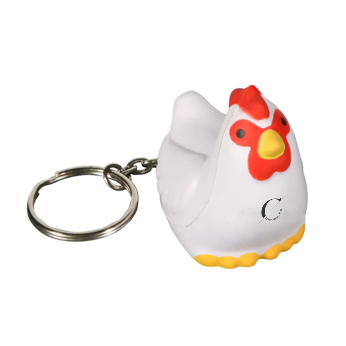 PU Hen Shape Squeeze Stress Relief Toy With Keychain 1