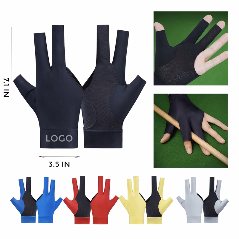 MOQ 10 PCS Enhancing Billiards Gloves