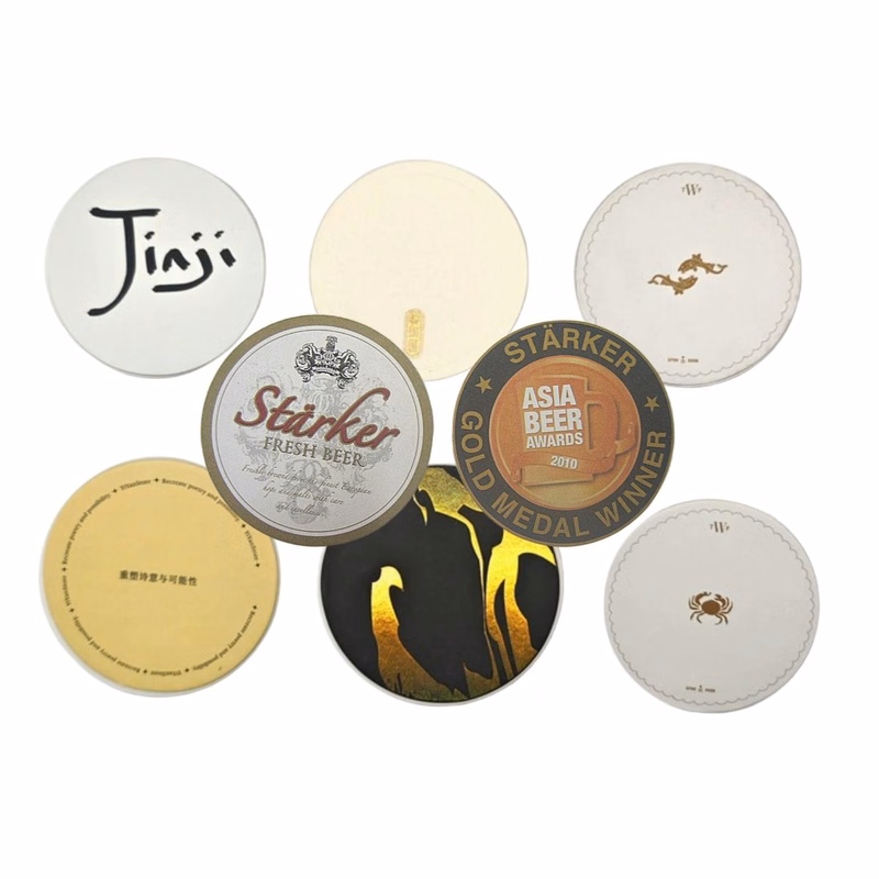 Double Sided Printed Round Beer Pad