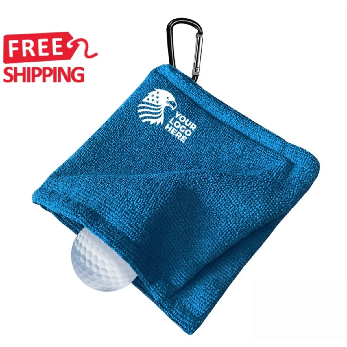 2 In 1 Microfiber Golf Ball Cleaning Towel 1