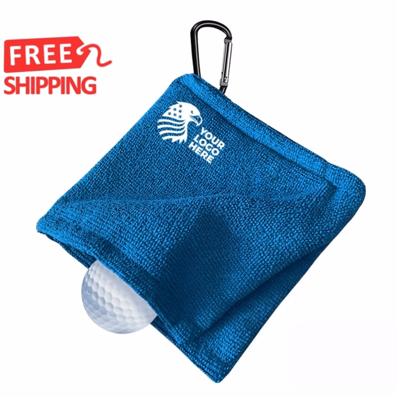 2 In 1 Microfiber Golf Ball Cleaning Towel