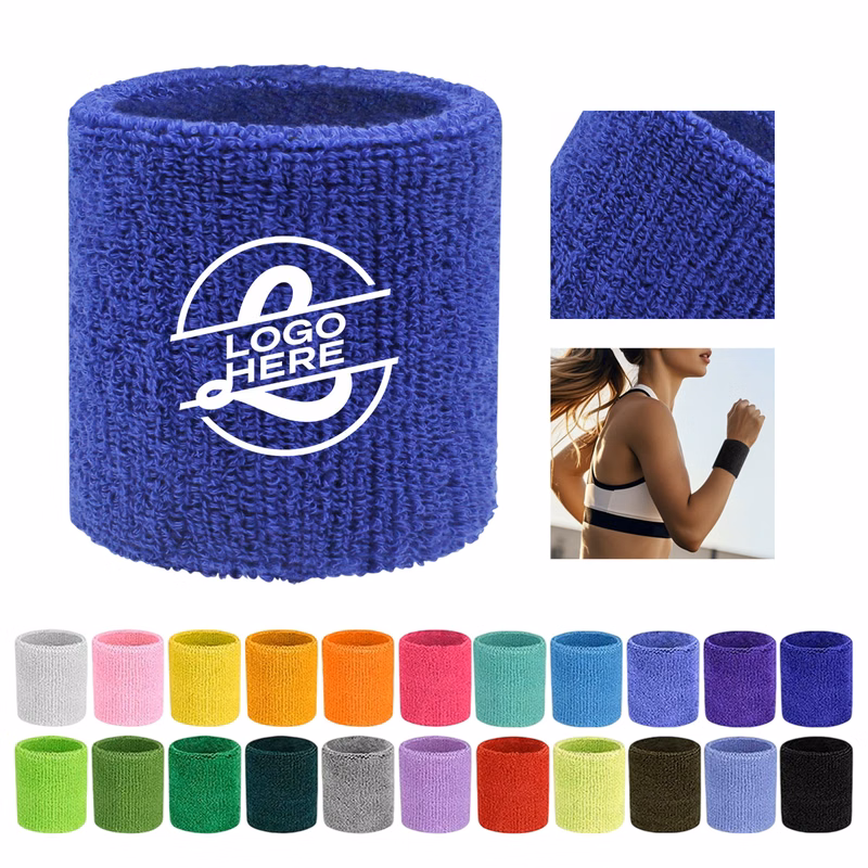 Colorful Sports Athletic Wrist Sweatband MOQ50