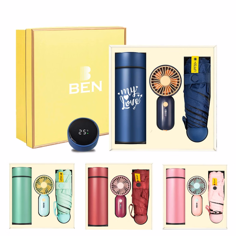 Practical fan set for business gifts