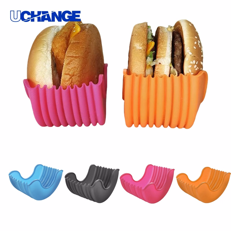 Portable Hamburger Anti Drop Serving Tray