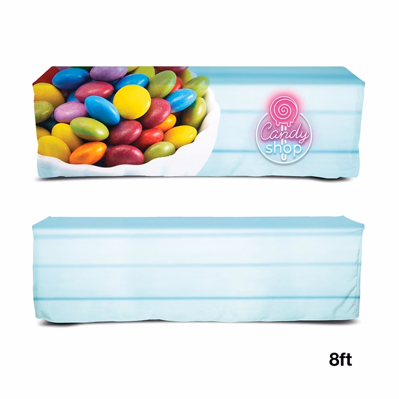 DisplaySplash 8' Fitted Table Cover