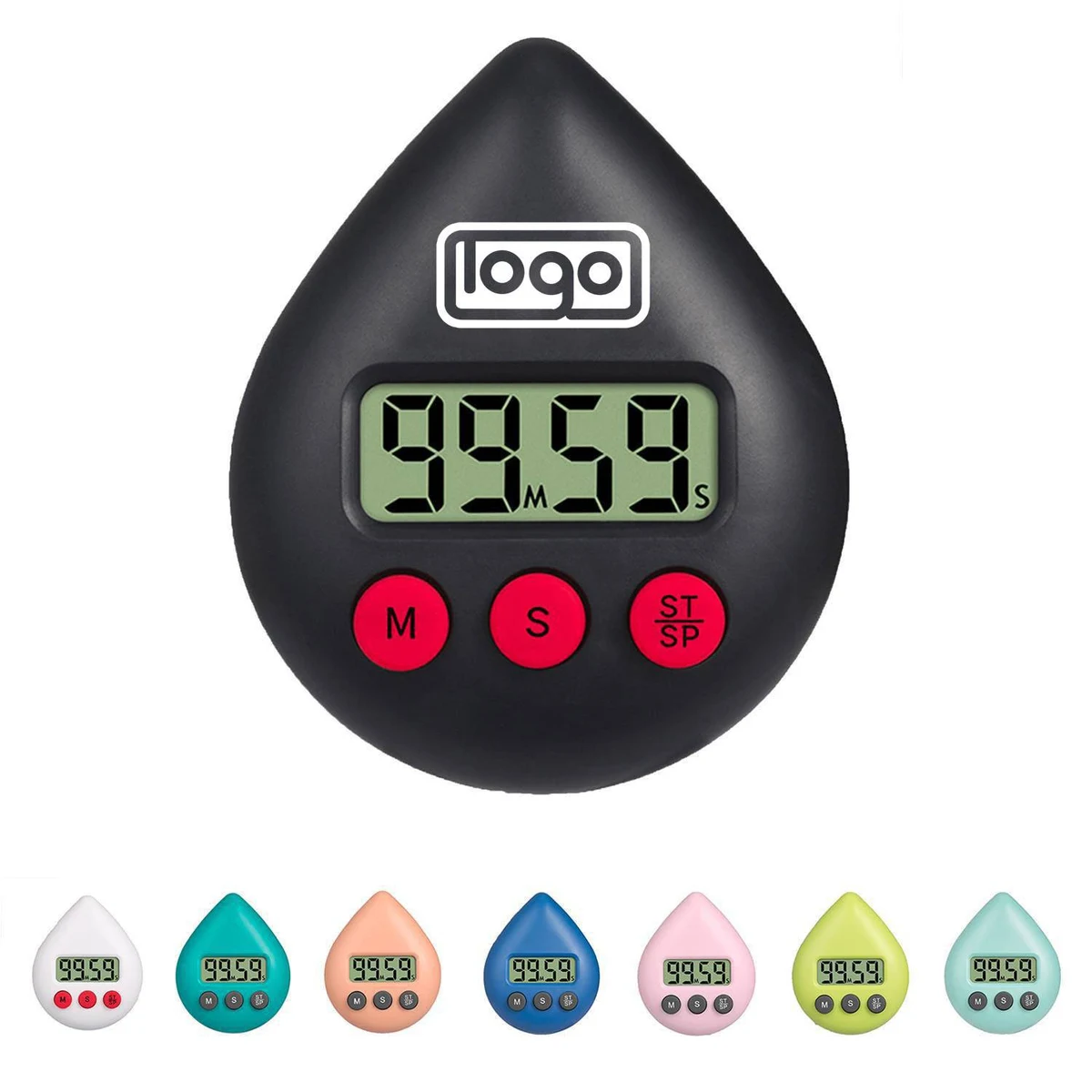 Teardrop-Shaped Electronic Timer 1