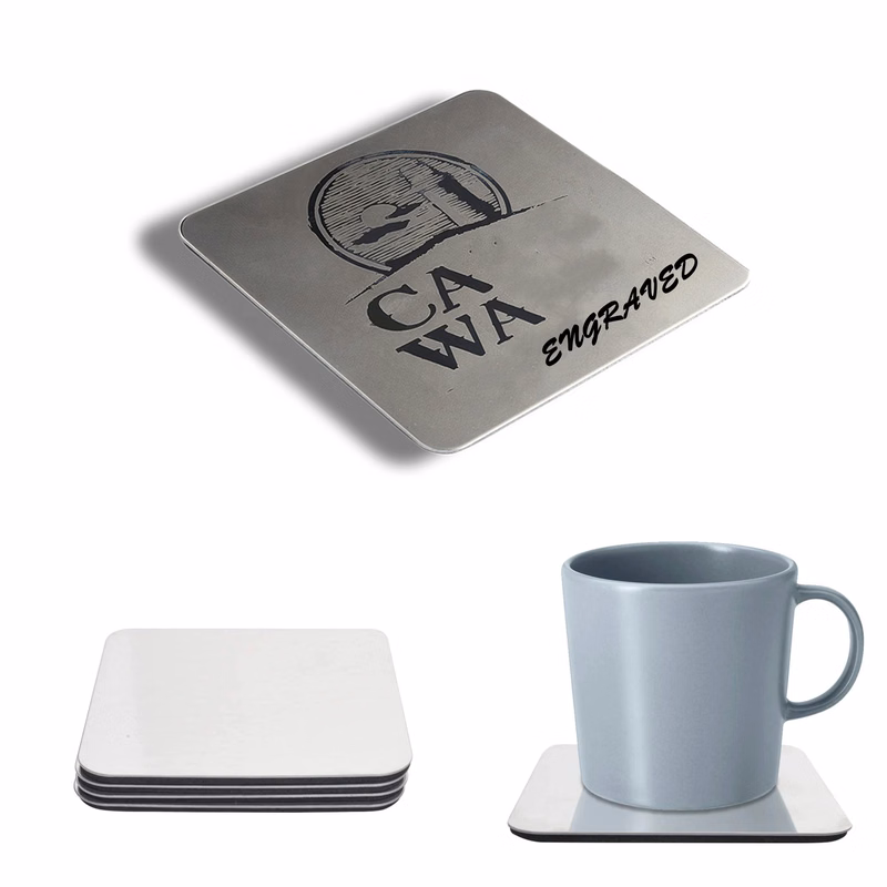 Square Stainless Steel Coasters