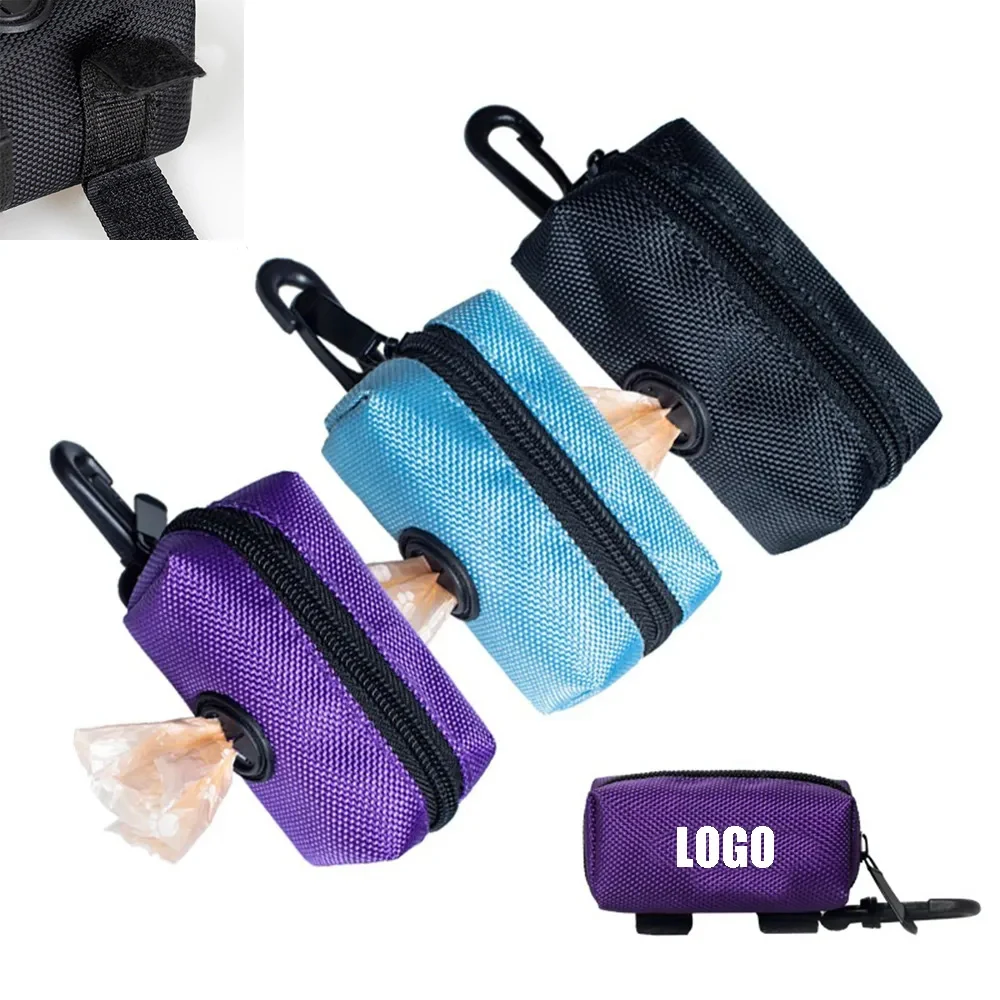 Leash-Mounted Poop Bag Carrier 1