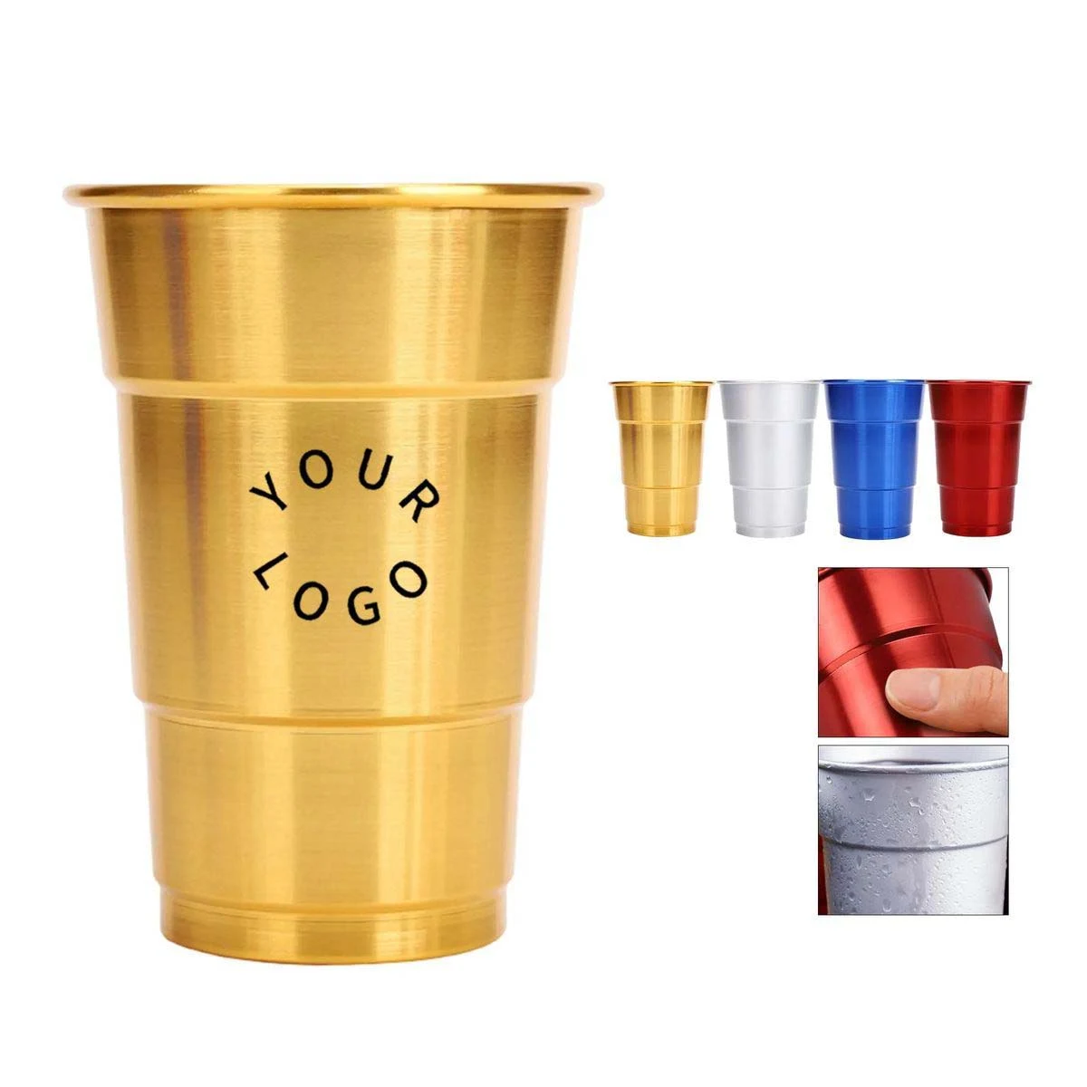 16oz Aluminum Cup for Drinks and Gatherings 1
