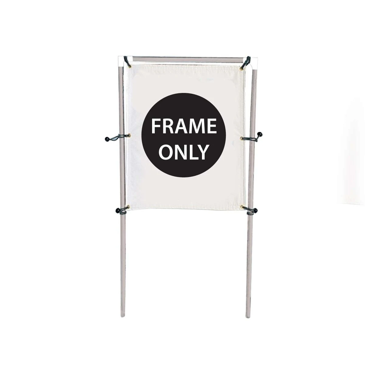 4'W x 5'H In-Ground Banner Hardware – Single Banner 1
