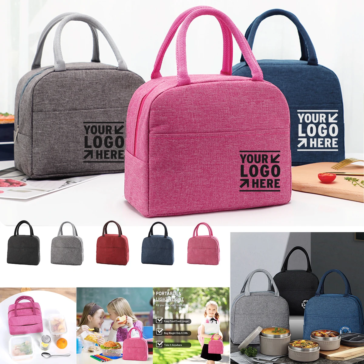 Small Portable Cute Lunch Bag 1