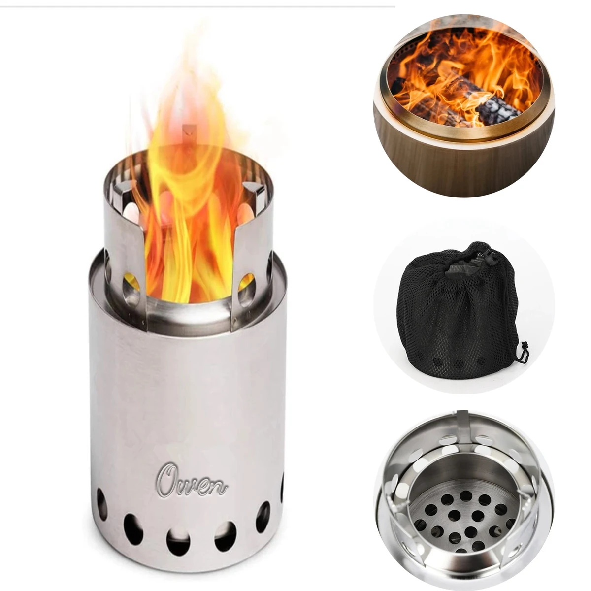 Stainless Steel Portable Camping Fireplace 1