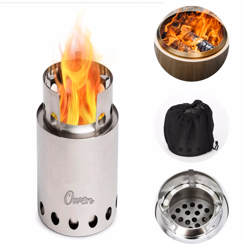 Stainless Steel Portable Camping Fireplace
