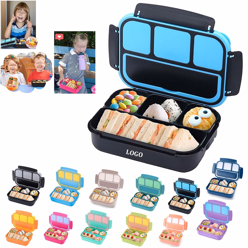 Four Compartments Insulated Lunch Box