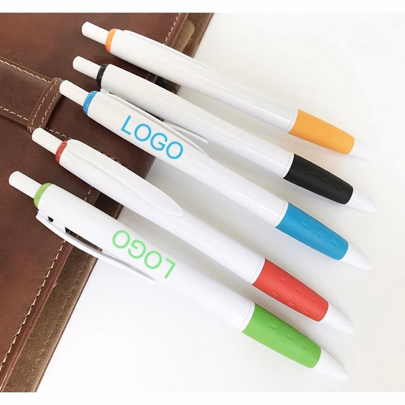 Custom Plastic Grip Ballpoint Pens