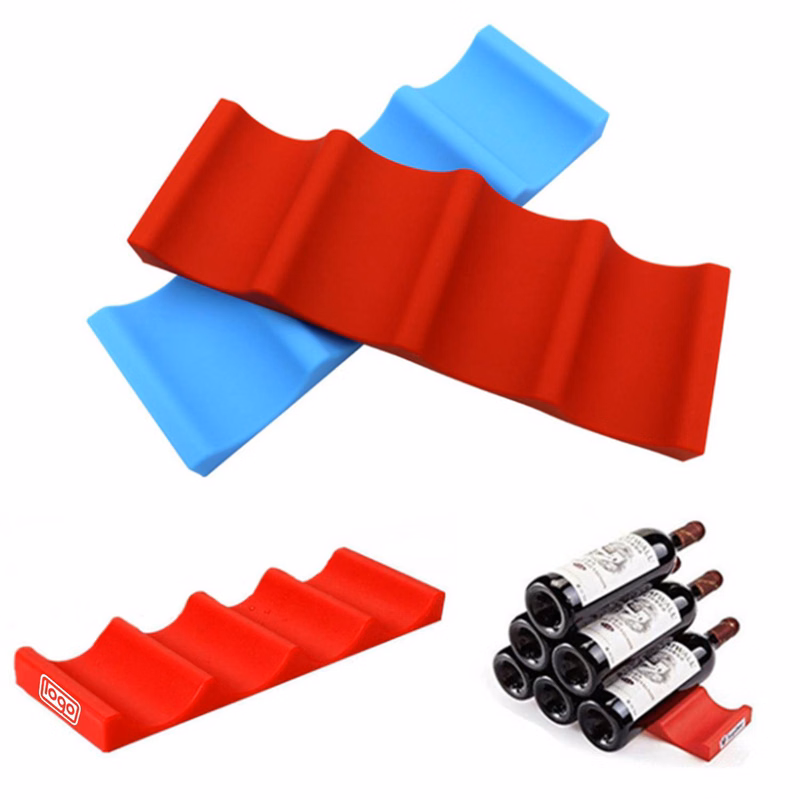 Silicone Wine Can And Bottle Rack