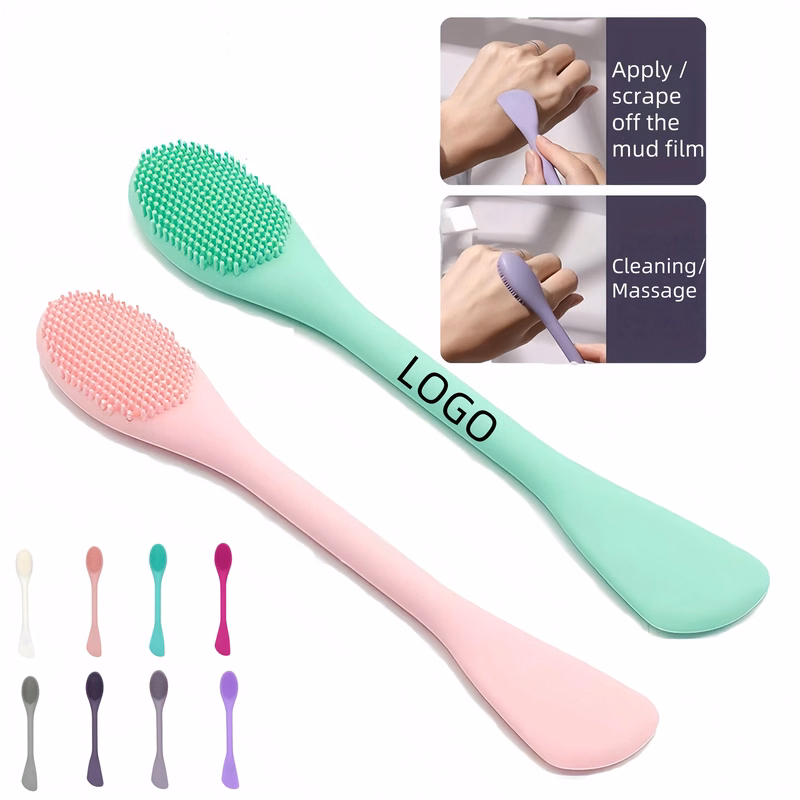 Soft Bristle Silicone Face Mask Brush Dual Headed