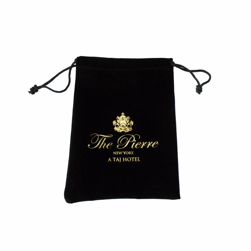 Velveteen Drawstring Jewelry Pouch