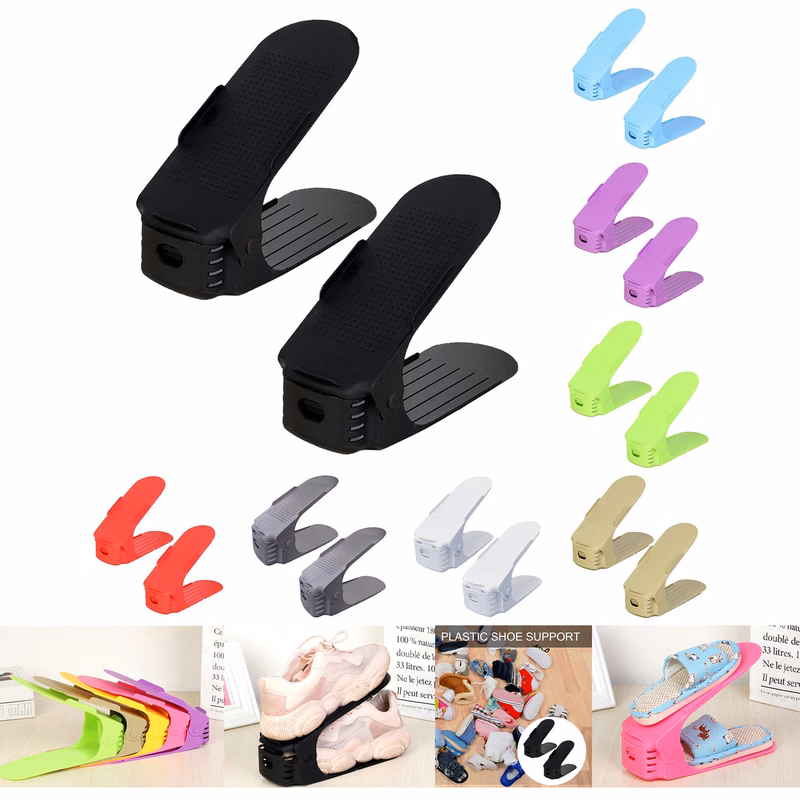 Adjustable shoe rack