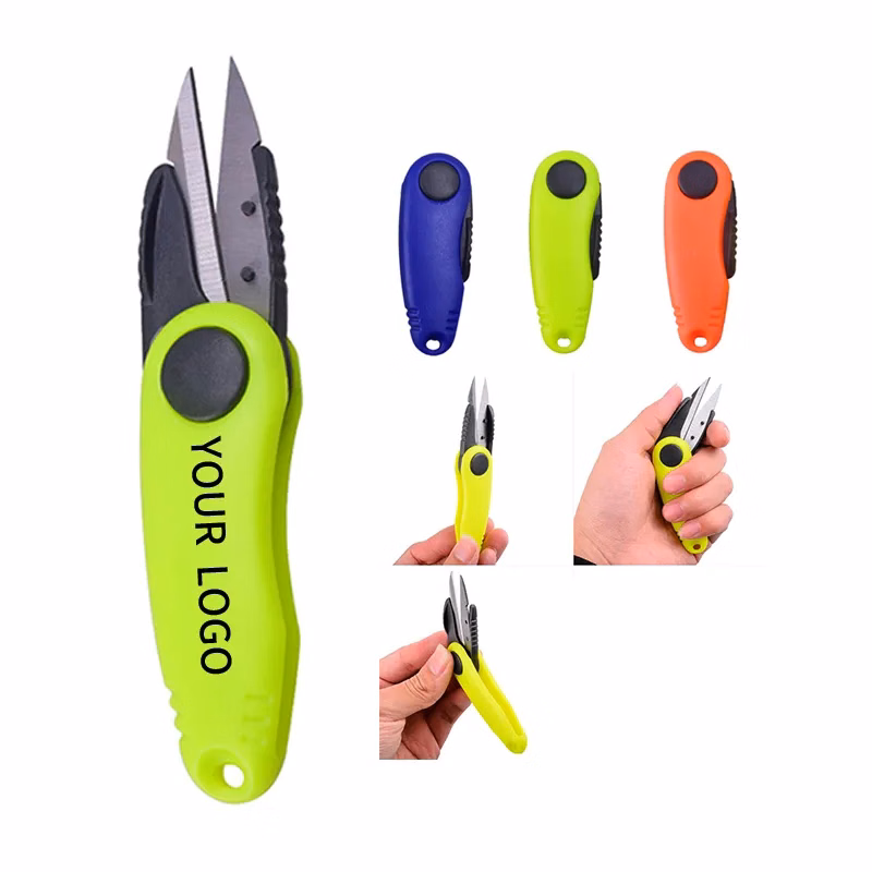 Portable Fishing Line Scissors with Plastic Handle