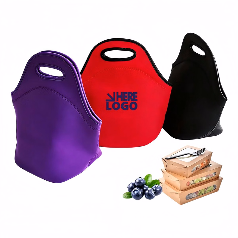 Neoprene Insulated Lunch Tote Bag