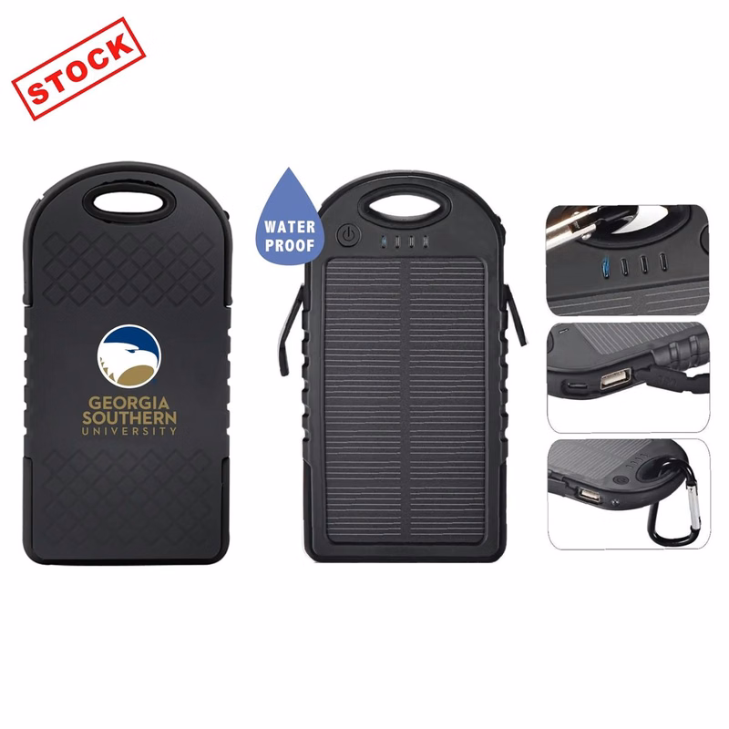 5000mAh Solar & Waterproof Rechargeable Powerbank