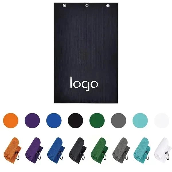 Waffle Golf Towel with Absorbent Cleaning Cloth for Hiking 1