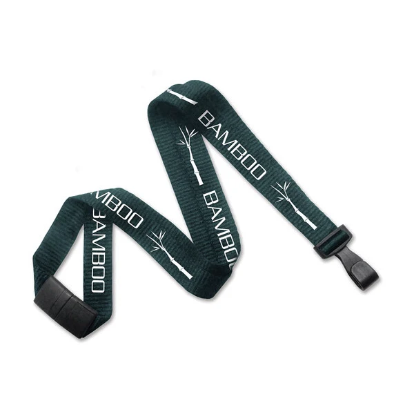 5/8" Bamboo Blank Breakaway Lanyard (Forest Green) 1