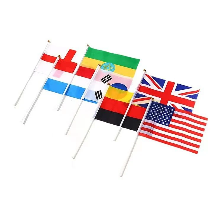 Easy Turn Rectangular Hand Flag 1