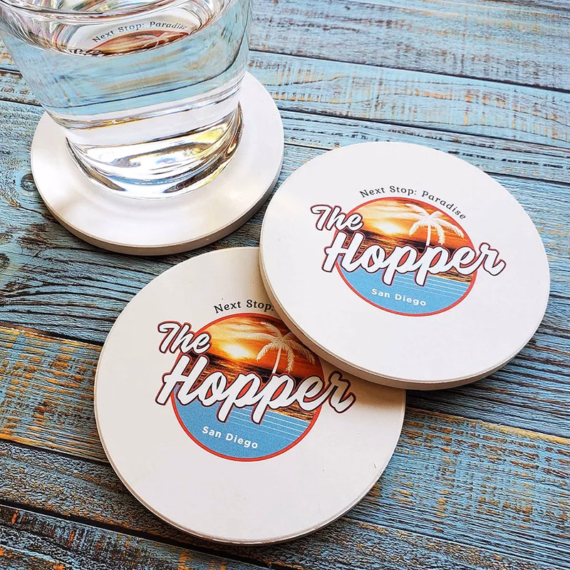 Sandstone UV Coasters