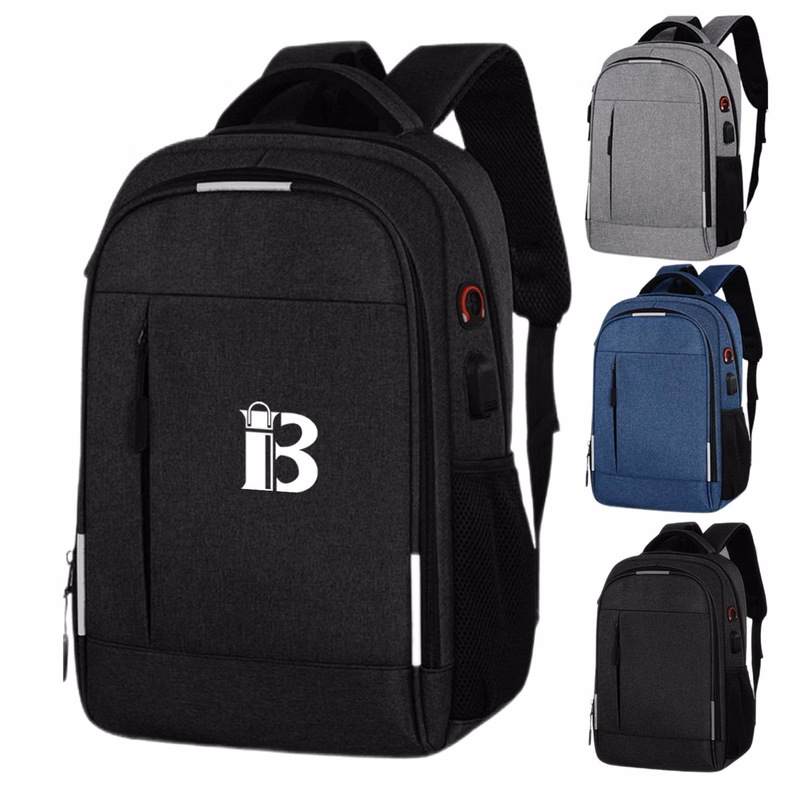 Business Computer Oxford Backpack With Usb Charging Port