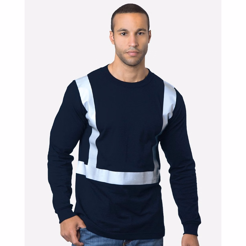 Men's USA-Made Hi-Visibility Long Sleeve T-Shirt - 3761