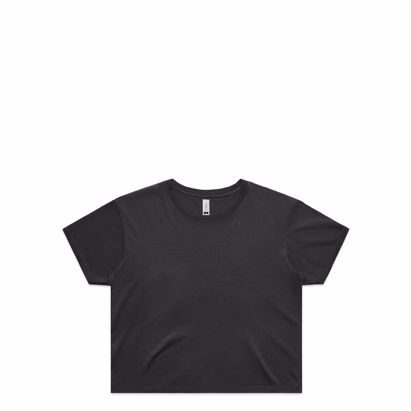 Wo's Faded Crop Tee | 4062F