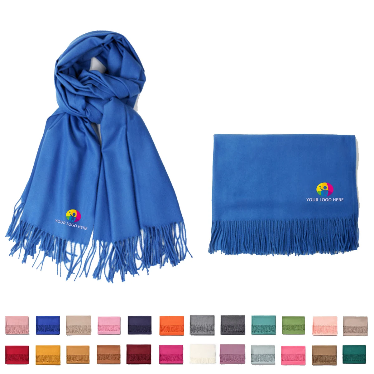 Cozy Long Wrap Blanket Scarf 1