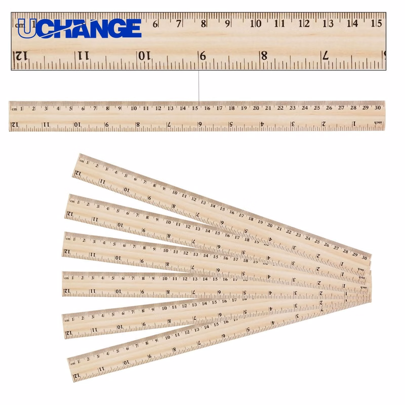 Wooden Ruler Measuring Tool