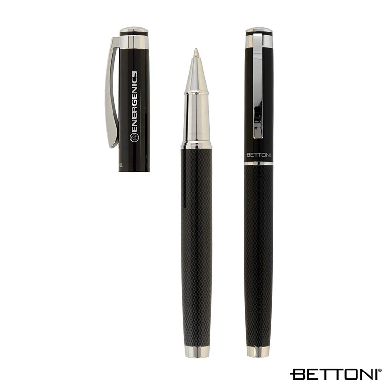 Bettoni® Lazio Recycled Brass Cap-Off Rollerball Pen 1