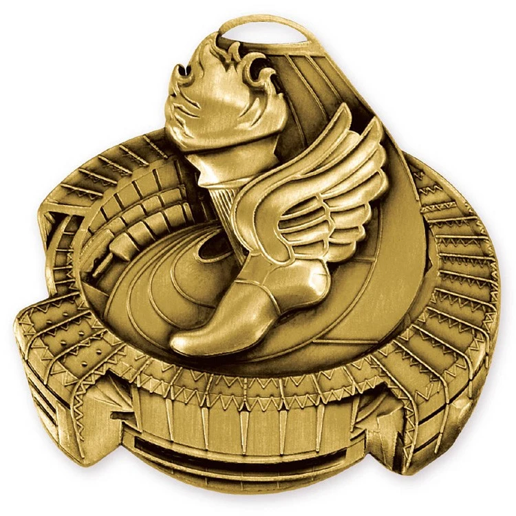 Track Stadium Medallion (2-1/2") 1