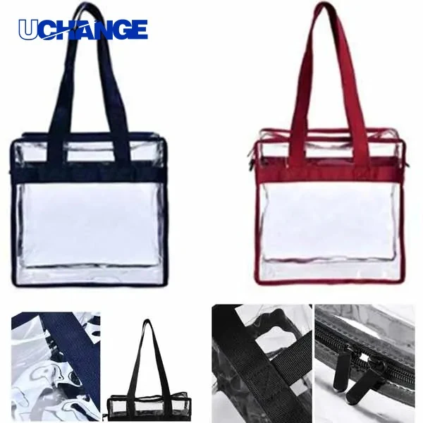 Transparent Tote Bag Clear Finish Event-Friendly Carry 1