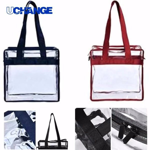 Transparent Tote Bag Clear Finish Event-Friendly Carry