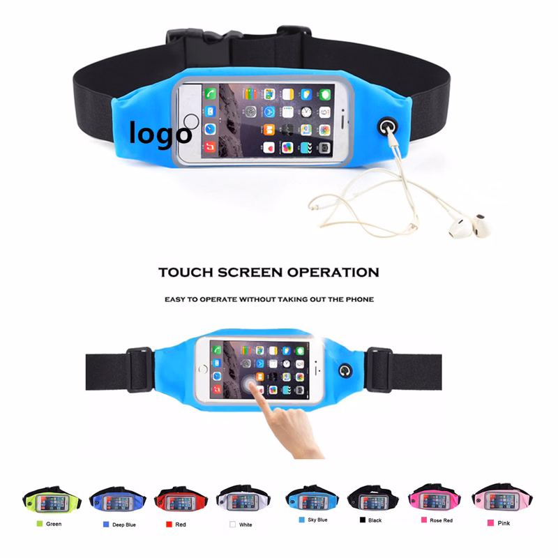 Reflective Outdoor Touch Screen Waist Bag Fanny Pack