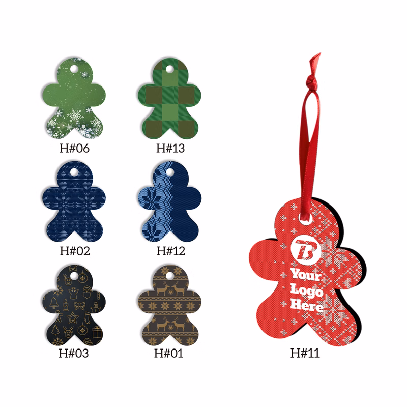 Free Shipping Full Color Christmas Ornament - Ginger man
