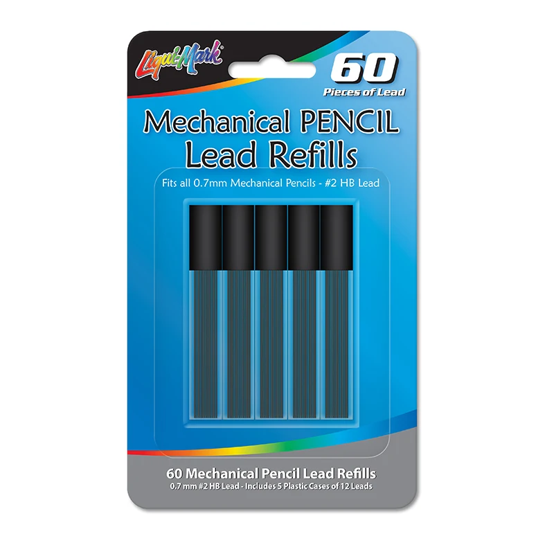 60ct Mechanical Pencil #2 HB Lead Refill Set 1