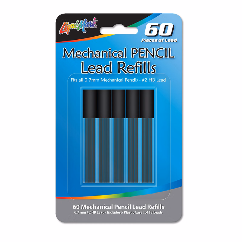 60ct Mechanical Pencil #2 HB Lead Refill Set