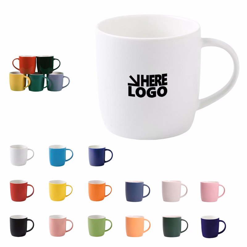 12oz Ceramic Cups with Handle